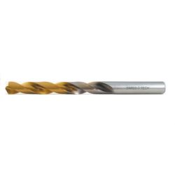 Swiss Tech SWT1255037A TiN Tipped Jobber Drill, Point Angle 118deg, Helix Angle Normal, Diameter 3.70mm