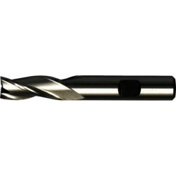 Swiss Tech SWT1630609A Weldon Std 3FL Slot Drill, Diameter 9.00mm, Flute Length 19.0mm, Overall Length 69.0mm