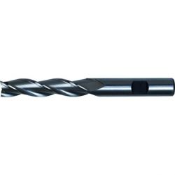 Swiss Tech SWT1630712A Weldon Long 3FL Slot Drill, Diameter 12.00mm, Flute Length 53.0mm, Overall Length 110.0mm