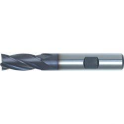 Swiss Tech SWT1630985A Weldon Std 4FL End Mill-TiALN, Diameter 25.00mm, Flute Length 45.0mm, Overall Length 121.0mm