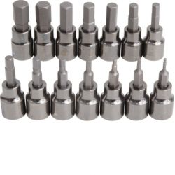 Goodyear GY13009 Hex Socket Set, Drive 1/4inch