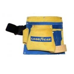 Goodyear GY10491 5 Pocket Leather Tool Bag