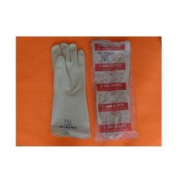 Samarth Acid Alkali Proof Rubber Hand Gloves, Color Orange & White