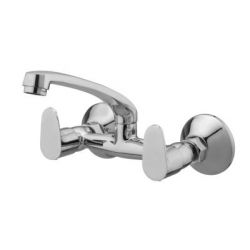 Kerro AP-09 Sink Mixture Faucet, Model Ape, Material Brass, Color Silver, Finish Chrome