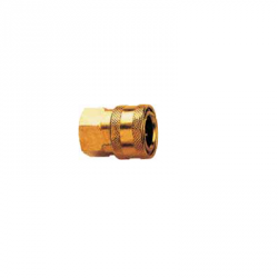 Techno TC-02SF Through Coupling, Material Brass, Temperature 20-100deg C