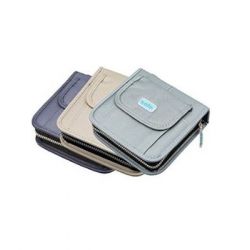 Solo CD 040 Computer CD Wallet, Zipper, 40 CD, Grey Color