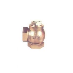 Sant IS 23 Gun Metal Right Angle Lift Check Valve, Size 40mm, Body Test Pressure 300Psig. Hyd., Seat Test Pressure 200Psig. Hyd.