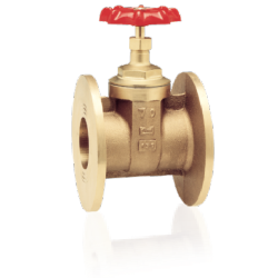 Sant SBM 3 Bronze Gate Valve Flanged, Size 25, Body Test Pressure 21.09kg/sq cm g, Seat Test Pressure 14.06kg/sq cm g