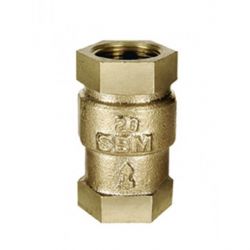 Sant SBM 13 Bronze Vertical Lift Check Valve, Size 32, Body Test Pressure 300Psig. Hyd., Seat Test Pressure 200Psig. Hyd.