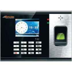 Realtime T52 Access Control System, Color TFT Display 2.8inch, Working Voltage 9V