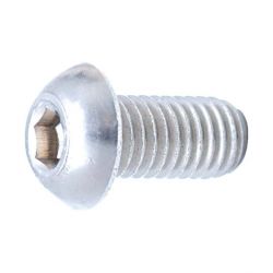 Qualfast QFT6065534K Socket Button Head Screw, Thread Size M4, Grade 10.9, Overall Length 30mm