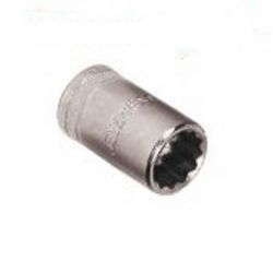 Everest Griprite Pattern Square Drive Bi-Hexagon Socket, Size 8mm, Series No 71, Drive Size 12.5mm