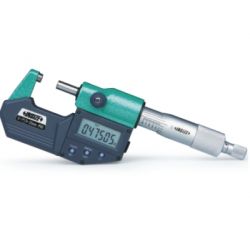 Insize 3591-100A Digital Gear Tooth Micrometer, Range 75-100mm, Reading 0.001mm