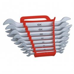 GK Double Open Ended Elliptical Pattern Spanner, Size 16 x 17mm