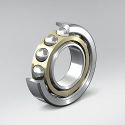 FAG QJ214TVP.C3 Angular Contact Ball Bearing, Inner Dia 70mm, Outer Dia 125mm, Width 24mm