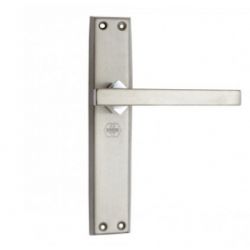 Harrison 15602 Economy Door Handle Set, Design Era, Lock Type KY, Finish S/C, Size 65mm, No. of Keys 3, Lever/Pin 6L, Material Stainless Steel