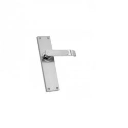 Harrison 37502 Economy Door Handle Set, Design Milano, Finish SC, Size 200mm, Material White Metal