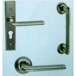 Archis Mortice Handle Eco Set with Both Side Normal Key Cylinder(60 LxL-E)-AB-SPA-11