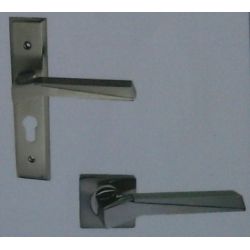 Archis Mortice Handle Eco Set with Bathroom Cylinder(60 BK)-SN/CP-SPA-34