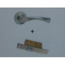 Archis Rose Bathroom Combo Set (Without Key hole)+ Latch-SN-30