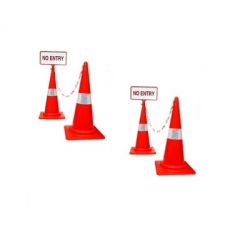 H2 H2PB75-2 Safety Cone, Size of Packet 760 x 55 x 375, Size 750mm, Weight of Packet 2.12kg