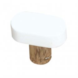 Koin KH 5007 Lush Knob, Finish Type White