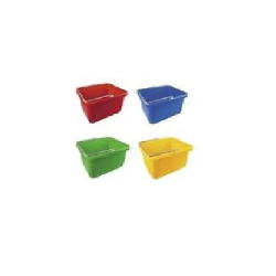 Amsse Plastic Square Bucket 15L - Red