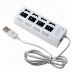 Moselissa USB 2.0 High Speed Hub 7Port with Switch