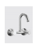 Sink Mixer Wall Mounted with Casted Swivel Spout & Wall Flange
