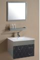 Elegant Casa SS-004 Bathroom Cabinet, Main Cabinet Size 800 x 480mm, Mirror Size 600 x 800mm, Material Stainless Steel