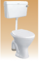 White PVC Cistern With Fitting(Sleek) - Compy