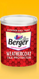 Berger F27 Weather Coat Tile Protektor, Capacity 3.6l, Color Orange