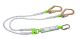 Abrigo AB-531 Twisted Polyamide Rope With Energy Absorber With 1 Karabiner & Double Scaffolding Hook, Length 12mm