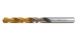 Swiss Tech SWT1255002L TiN Tipped Jobber Drill, Point Angle 118deg, Helix Angle Normal, Diameter 3/32inch