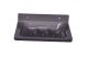 Easyhome Furnish EBA-A-107B Acrylic Soap Dish, Material Acrylic, Color Black, Dimension 15 x 11 x 4cm