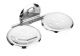 Osian CT-308 Stainless Steel Double Soap Dish, Series Creta, Length 9.5, Width 5