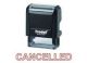 Trodat 221 Cancelled Stamp, Size 38 x 14mm