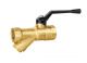 Sant FBV 4 Forged Brass Ball Valve with - Y Strainer, Size 20, Body Test Pressure 40kg/sq cm g Hyd.