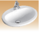 Ivory Above Counter Wash Basin - Action