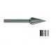 Totem Carbide Rotary Burr, Size A1, Shank Length 10inch, Series Standard