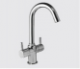 Central Hole Basin Mixer with 450mm Long Connection Pipes 