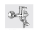 Single Lever Wall Mixer with Telephonic Shower Arrangement 