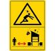 Safety Sign Store DS410-A4V-01 Warning: Falling Material Hazard - Graphic Sign Board