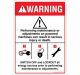 Safety Sign Store DS437-A6PC-01 Warning: Switch Off Before Performing Maintenance Sign Board