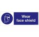 Safety Sign Store FS613-2159V-01 Wear Face Shield Sign Board