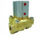 Techno 2Q-200-25 Pneumatic Controlled Valve, Working Pressure 10kgf/sq cm, Thread Size 1inch, Working Medium 40 Micron Filtered Lubricated Air