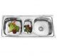Kohinoor Kitchen Sink, Shape DBMB 5, Overall Size 56 x 20inch, Series Daffodil