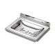 Chilly CR001 Bright Finish Wall Mounted Cindrella Soap Dish, Material Stainless Steel