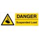 Safety Sign Store CW204-1029AL-01 Danger: Suspended Load Sign Board