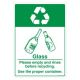 Safety Sign Store FS206-A4PC-01 Recyclable Glass Sign Board